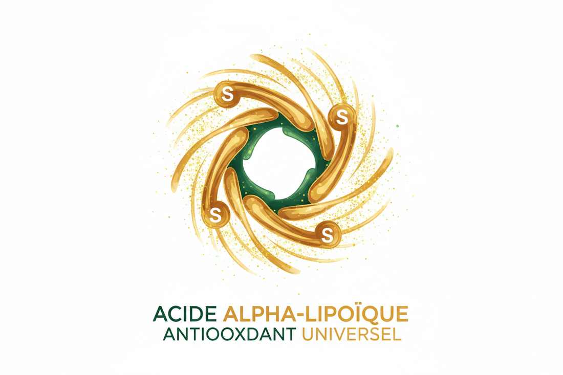 Acide alpha-lipoïque : Antioxydant Universel — Bienfaits, Dosage et Précautions
