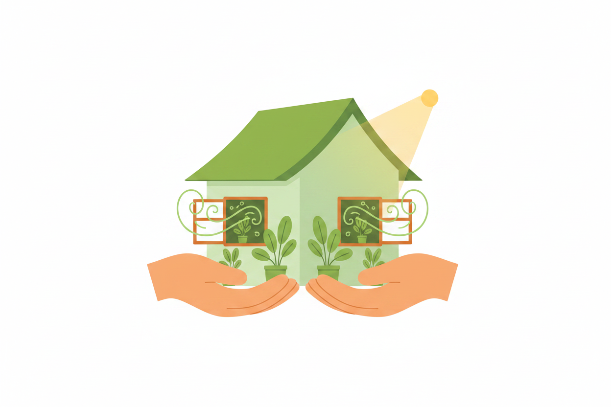 Maison saine protégée : air pur, plantes dépolluantes et solutions naturelles contre la pollution intérieure – Ma Vie Naturellement