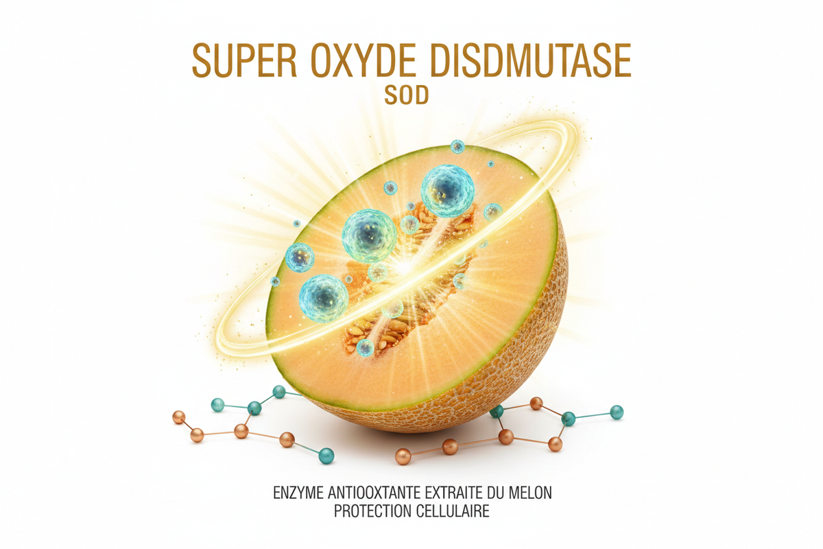SOD (Super Oxyde Dismutase) : Enzyme Antioxydante — Bienfaits, Dosage et Précautions