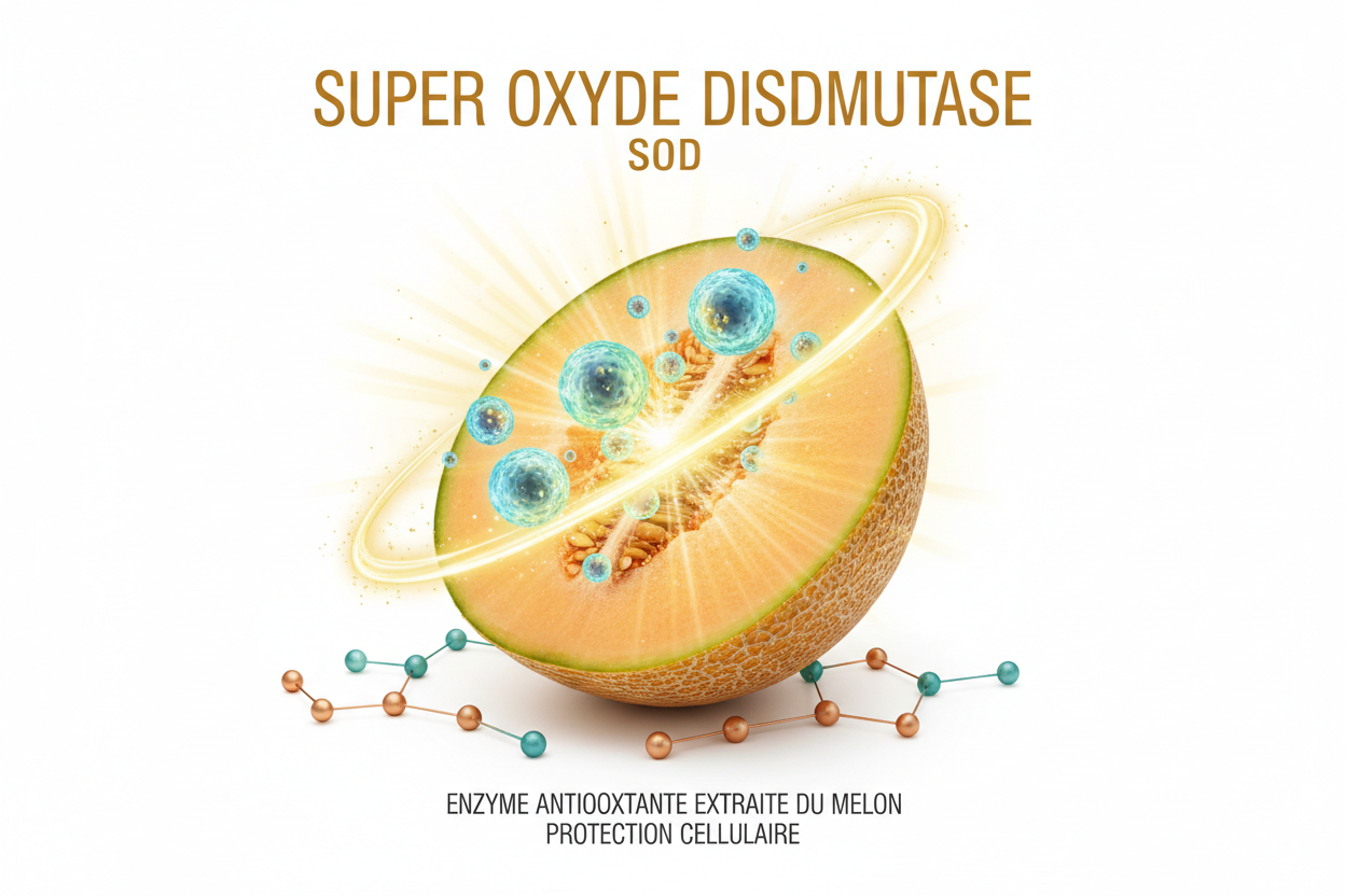 SOD (Super Oxyde Dismutase) : Enzyme Antioxydante — Bienfaits, Dosage et Précautions