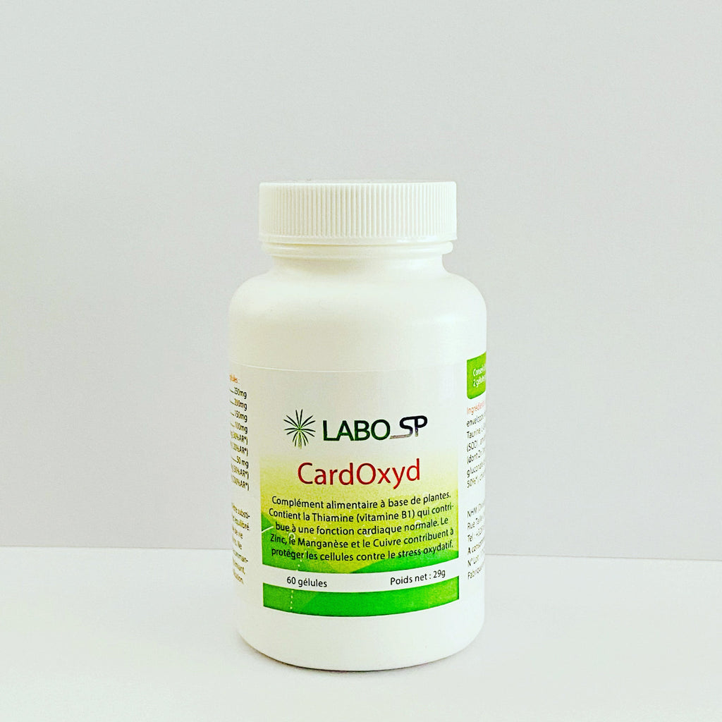 Boîte de CardOxyd – Complément alimentaire antioxydant naturel pour le bien-être cardiovasculaire