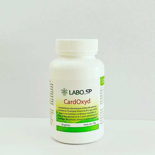 Boîte de CardOxyd – Complément alimentaire antioxydant naturel pour le bien-être cardiovasculaire