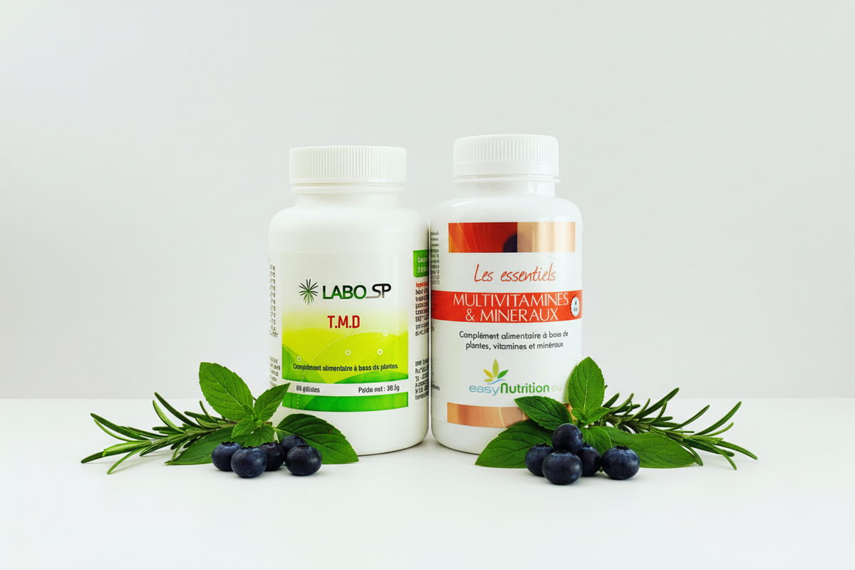Duo Détox Environnementale – TMD Complexe Antioxydant et Multi Vitamines & Minéraux | Ma Vie Naturellement